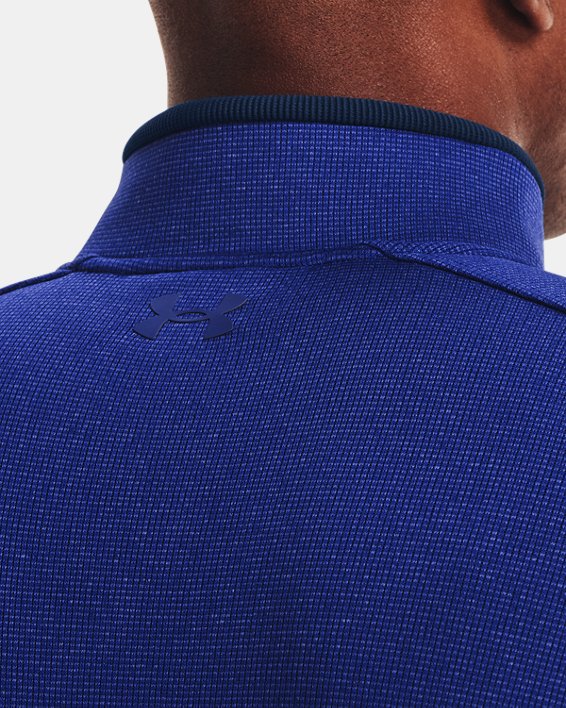 Maillot UA Storm SweaterFleece ½ Zip pour hommes, Blue, pdpMainDesktop image number 3